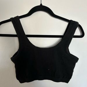 ARQ wide strap bra black large